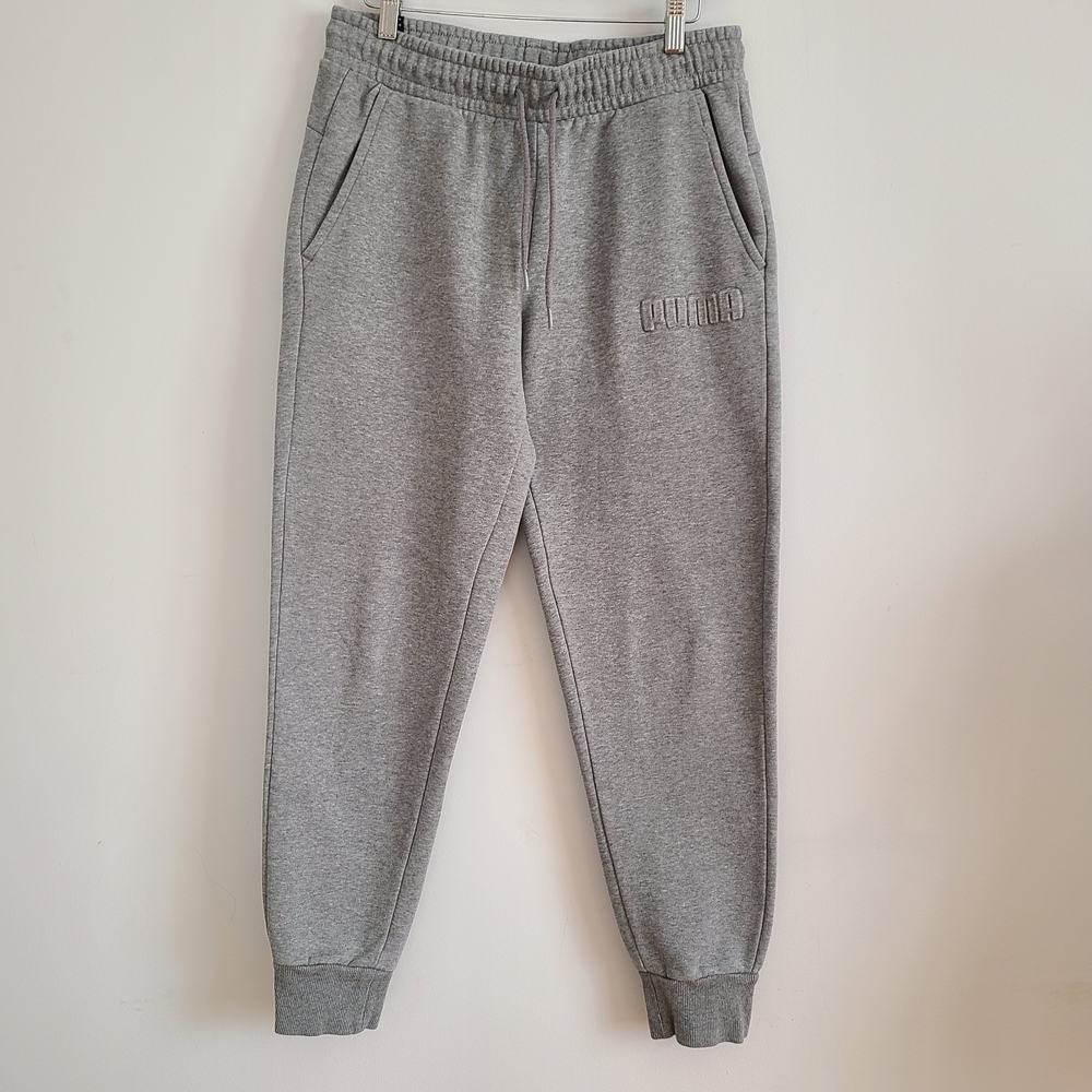 Puma Women's Heather Gray Joggers Size M